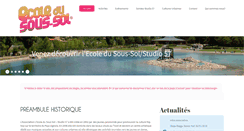 Desktop Screenshot of ecoledusoussol.com