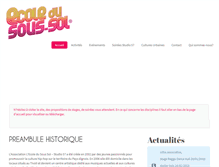 Tablet Screenshot of ecoledusoussol.com